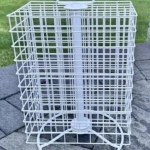 White Wire Storage Organizer